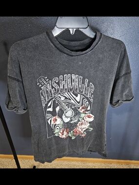 SO Dark Gray Crewneck Cotton Tee